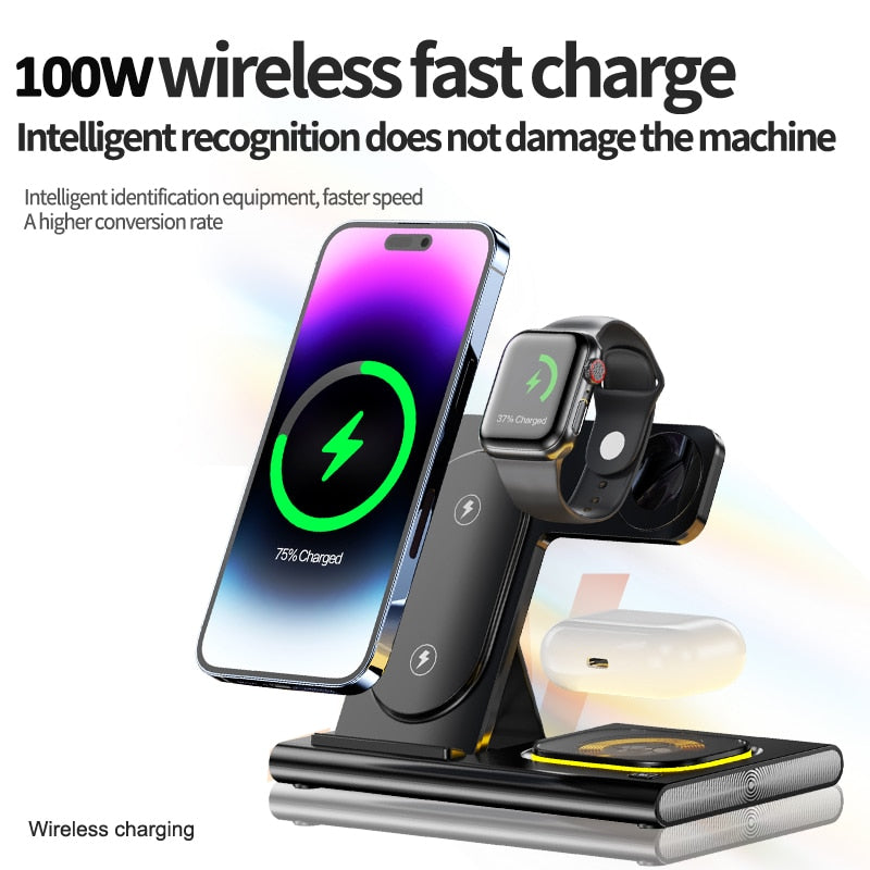 3 in 1 Wireless Charging Station