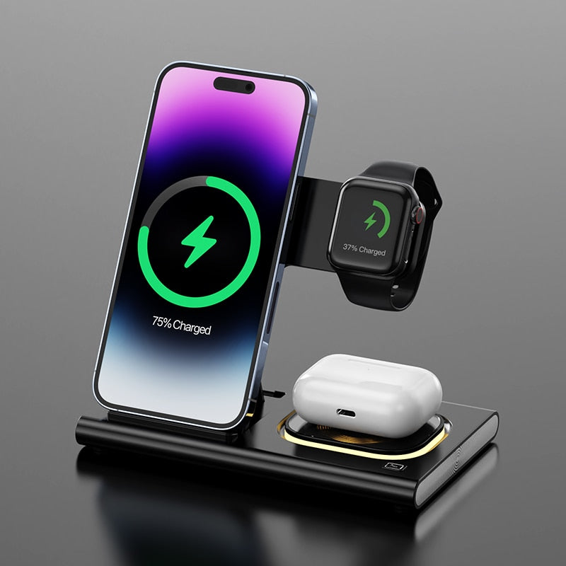 3 in 1 Wireless Charging Station