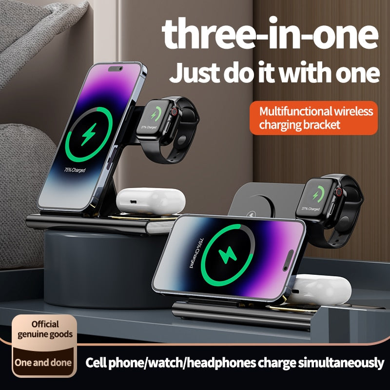 3 in 1 Wireless Charging Station